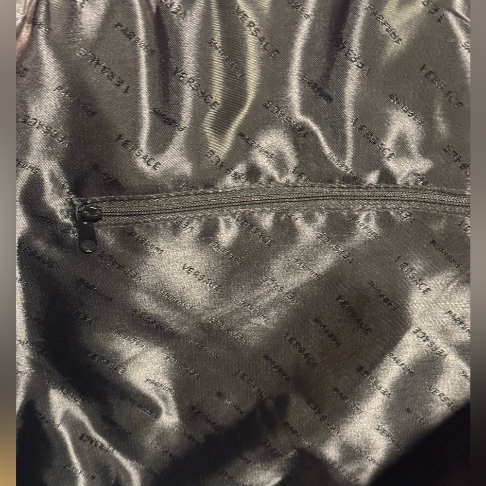 Versace Black Large Tote Bag Purse - Picture 11 of 12